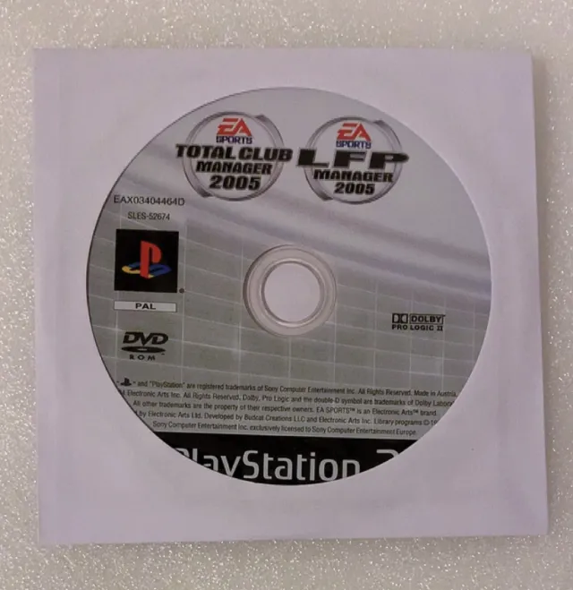 Total Club Manage 2005 LFP(PS2)