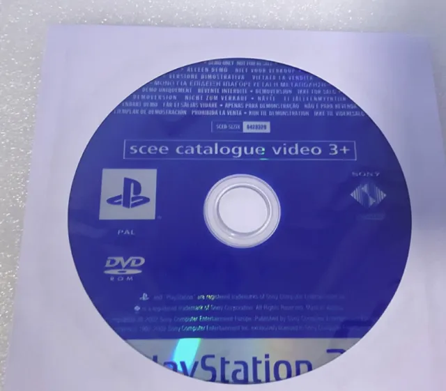 SCEE Catalogue Video 3+ PS2 Demo(PS2)