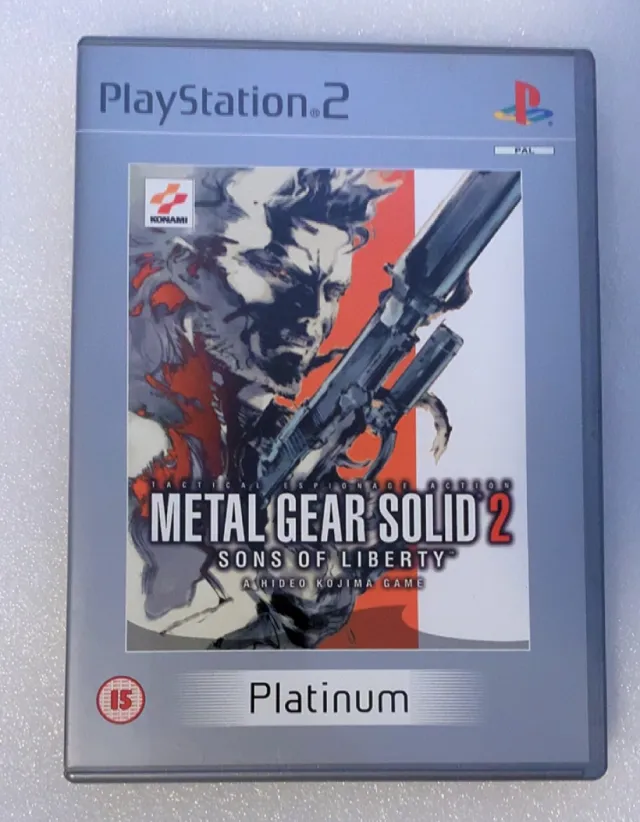 Metal Gear Solid 2 Sons of Liberty (Platinum)(PS2)