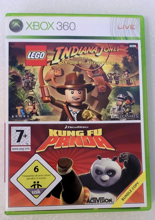 Lego Indiana Jones The Original Adventures / Kung Fu Panda XBOX 360