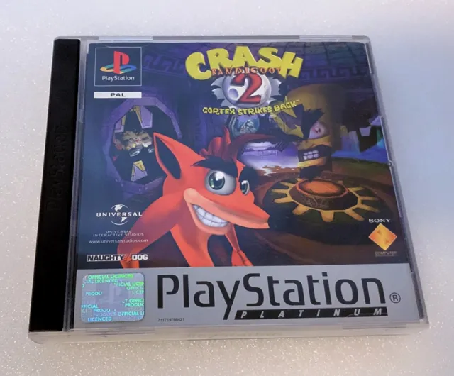 Crash Bandicoot 2 Cortex Strikes Back (Platinum) (PS1)