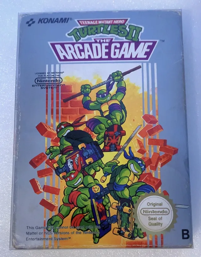 Teenage Mutant Hero Turtles II The Arcade Game (NES)