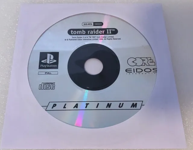 Tomb Raider II (Platinum)(PS1)